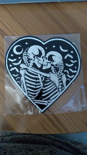 amantes skeletons amar esqueletos 3d print model - Mito3D