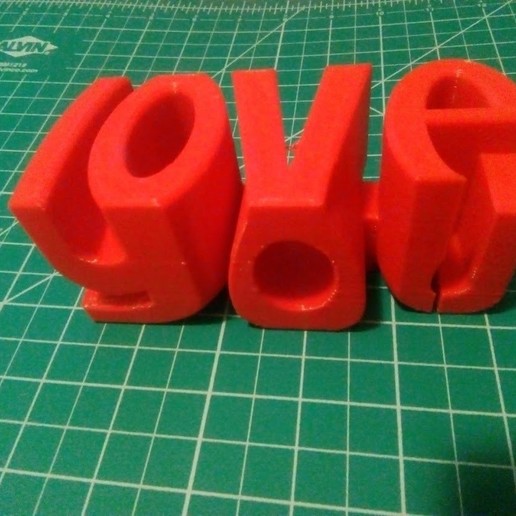 loveyou a arte amor você brinquedo gif amo valentine 3D print model - Mito3D