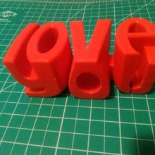 loveyou art amor usted de juguete gif te amo día san valentín 3d print model - Mito3D