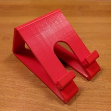 low angle phone stand gadget testing mobile 3d print model - Mito3D