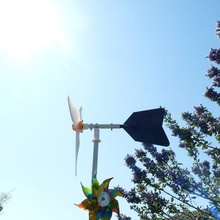low cost wind turbine derive its support home garden 3d print model - Mito3D