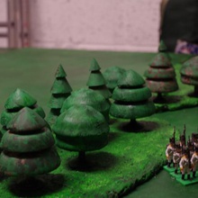 low effort trees game toy accessories wargaming terrain scenery tree 28mm 15mm 3d print model - Mito3D