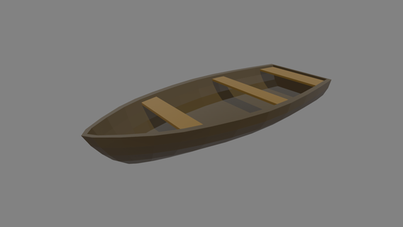 low poly boat design 05 toon low poly boat water travel entertainment fishing boat fishing toys jetboat nautical vehicle design transportation sport sea gameready yacht ocean  3d print model - Mito3D