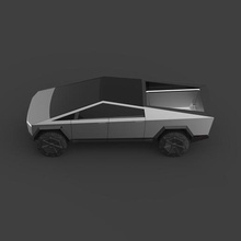 low poly cybertruck divers jouet voiture le camion biglildesign tesla 3d print model - Mito3D