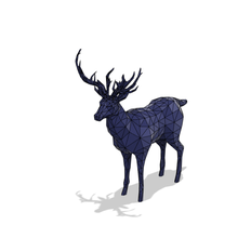 baja poli ciervo art los ciervos animal a animales de la decoración juguete regalo 3d print model - Mito3D