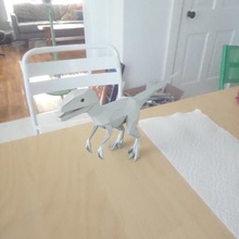 low poly dinosaure l'art 3d print model - Mito3D