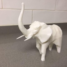 low poly elephant tool 3d printing 3d print model - Mito3D
