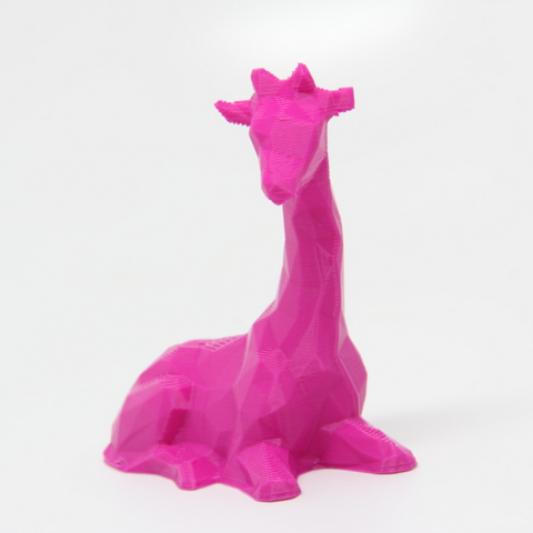 low-poly giraffe Kunst 3D print model - Mito3D