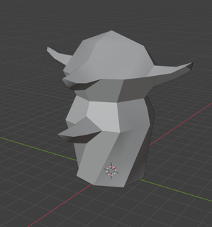 low poly greeble Various goblin 3d print model - Mito3D