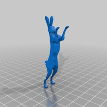 low poly hare game animals 3d print model - Mito3D