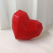 low-poly Herz Schokoladenform verschiedene süß Schokolade Schimmel valentine ' s Tag 3d print model - Mito3D