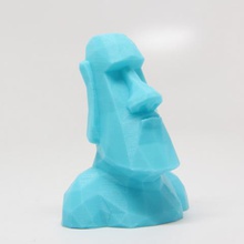 low poly moai art 3d print model - Mito3D