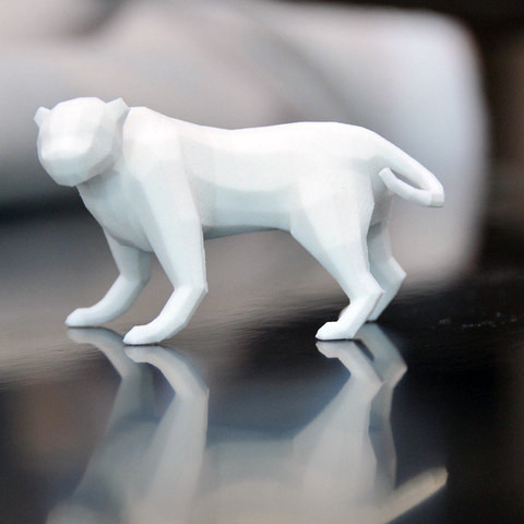 low poly panther arte 3D print model - Mito3D