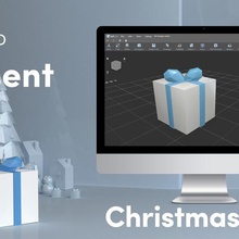 low-poly präsentiert verschiedene box chrstmas tree Weihnachten 3d print model - Mito3D