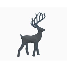 low poly reindeer art 3d print model - Mito3D