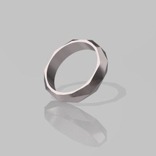 low poly ring jewelry simple 3d print model - Mito3D