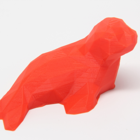 low poly seal game 3D print model - Mito3D