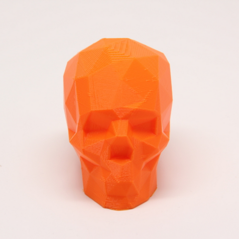 low poly crâne l'art 3D print model - Mito3D