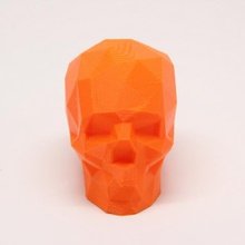 düşük poli kafatası sanat 3d print model - Mito3D