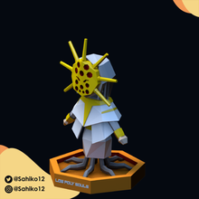 low poly souls - gwyndolin art dark software toy collectable 3d print model - Mito3D