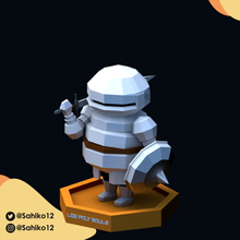 low poly souls - siegmeyer catarina art dark software toy collectable 3d print model - Mito3D
