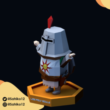 low poly souls - solaire astora art dark software toy collectable 3d print model - Mito3D