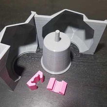 baja poli esfera de la olla molde icosaedro casa maceta planta el hormigón art 3d print model - Mito3D