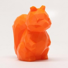 low poly squirrel art 3d print model - Mito3D