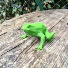 low poly toad art animal decoration 3d print model - Mito3D