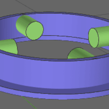 de perfil bajo 1 kg bobina giratoria la herramienta apoyo cojinete rodamiento 3d print model - Mito3D