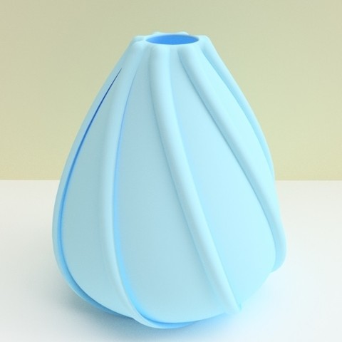 Ebbe vase 3dgregor home flowervase flowerpot 3dprint 3dprinting 3ddeco 3decoration technologies technology printing3d cults3d flowers 3D print model - Mito3D