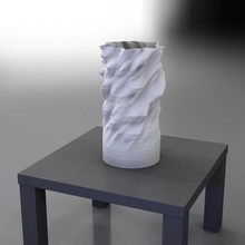 lowpoly - vaso série a casa potes flowervase flor pote decoração utilidades domésticas o quarto arte moderno design escultura planta interior móveis 3d print model - Mito3D