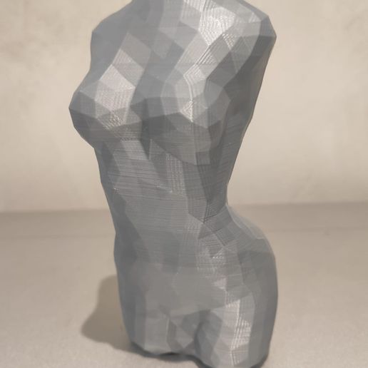 lowpoly bust 3D print model - Mito3D