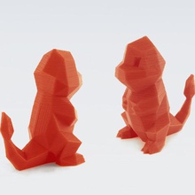 low-poly charmander game 3d print model - Mito3D