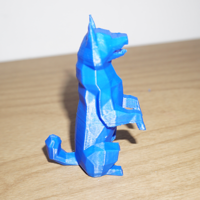 lowpoly cane arte animali domestici 3d print model - Mito3D