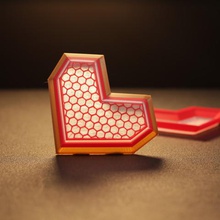 lowpoly heart box home low poly valentinesday 3d print model - Mito3D