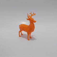 lowpoly raindeer art la estatua a los animales ciervos 3d print model - Mito3D