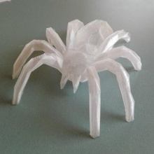 lowpoly spider art low poly 3d print model - Mito3D