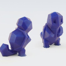 low-poly squirtle juego 3d print model - Mito3D
