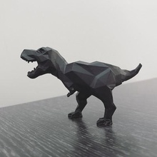 low-poly t-rex art animal de juguete matemáticas 3d print model - Mito3D