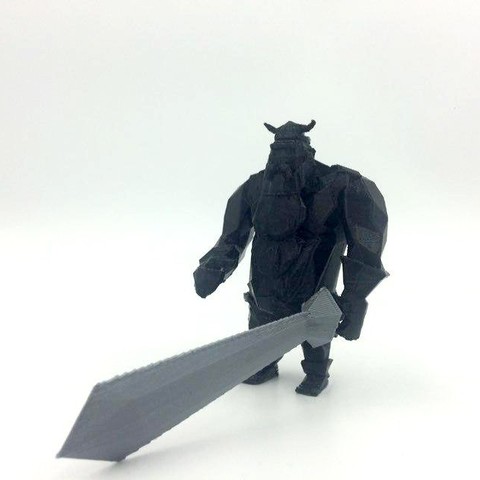 lowpoly viking parte 2 gioco 3dmodel Stampante 3d La stampa nano giochi casco in miniatura nsfw stl spada giocattolo i giocattoli guerriero 3D print model - Mito3D