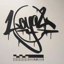 loyal tagg steak 2d art wall can fatcap four elements graffitti graph hip hiphop hop marker munch sprayer one these walls dont lie writer 3d print model - Mito3D