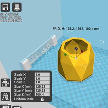 lozigeometric fioriera strumento il vaso pot 3d print model - Mito3D