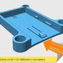 lp-e6 Pil plaka aracı elektronik 3d print model - Mito3D