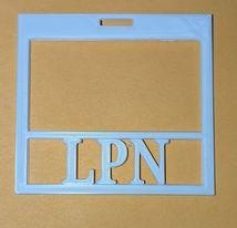 lpn badge tag nurse medical 3d print model - Mito3D