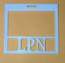 lpn badge marque infirmière médical 3d print model - Mito3D