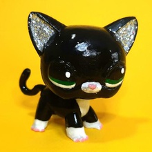 lps gato juego mi littlest pet shop Impreso en 3d juguete personalizado 3d print model - Mito3D