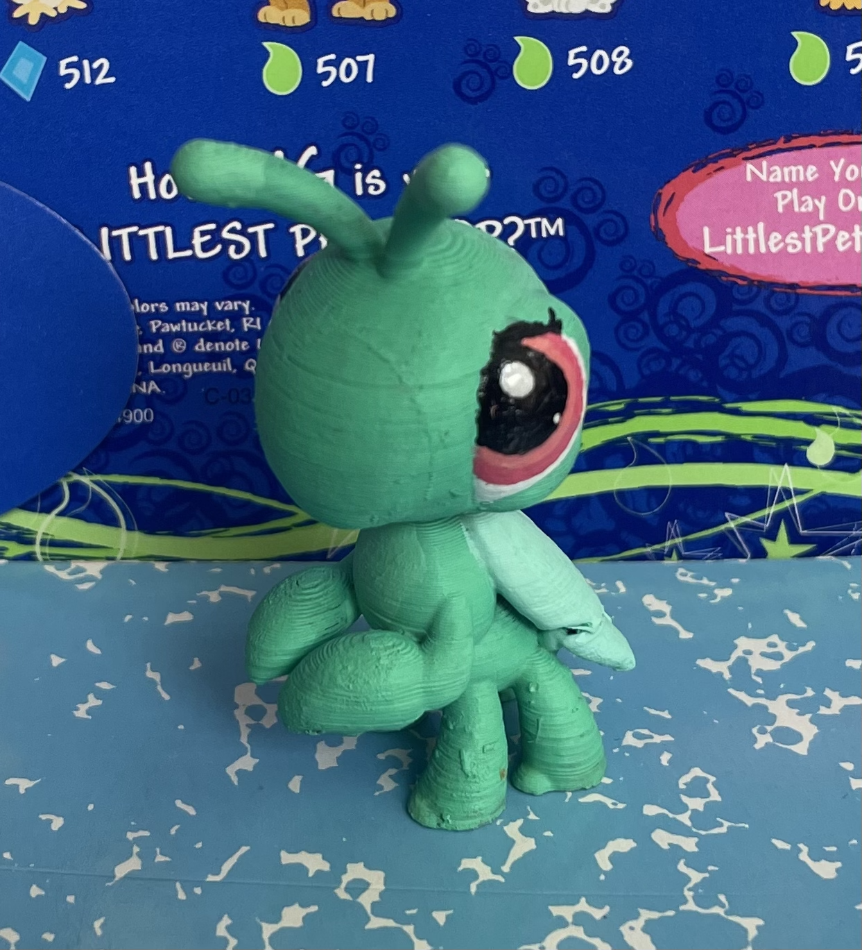 lps praying mantis figurine bug cute pray art toy 3D print model - Mito3D