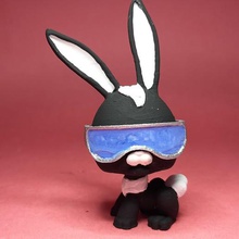 lps conejo 80 vibe littlest pet shop Impreso 3d juguete personalizado accesorios 3d print model - Mito3D