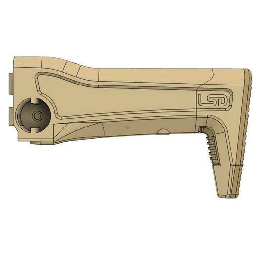 lsd g36 sls sottile azione lastshadowdesign airsoft aria leggera buttstock 3D print model - Mito3D